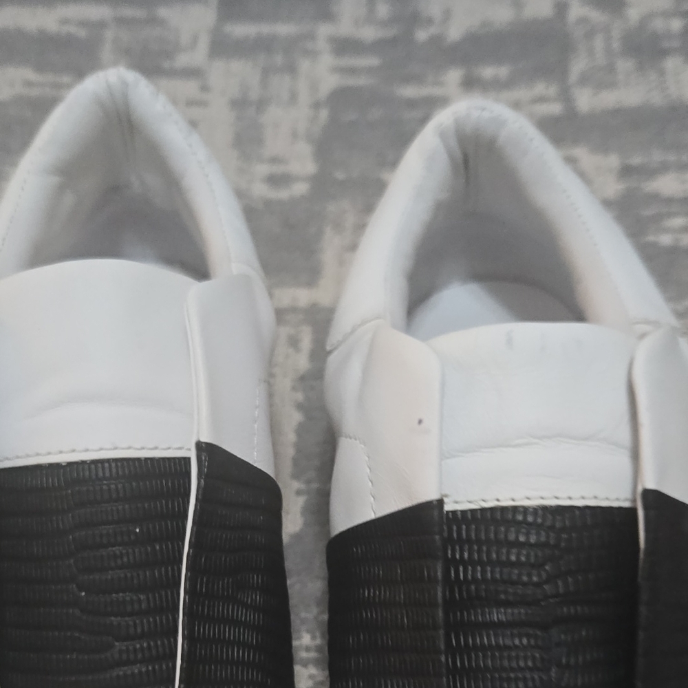 Vince White and Black Slip-On Sneakers - Picture 7 of 12